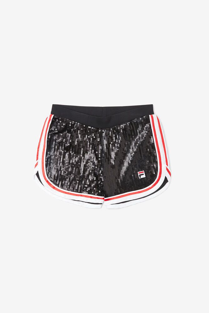 Fila Shorts Kachina Womens Black - India ERH-681954